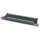Uniformatic - PANNEAU DE BRASSAGE TELEPHONIQUE 1U 25 PORTS CAT 3 NOIR