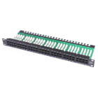 Uniformatic - PANNEAU DE BRASSAGE TELEPHONIQUE 1U 60 PORTS CAT 3 NOIR