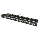 Uniformatic - PANNEAU DE BRASSAGE 24 PORTS CAT 6A ET 8 A EMPREINTES DECALEES