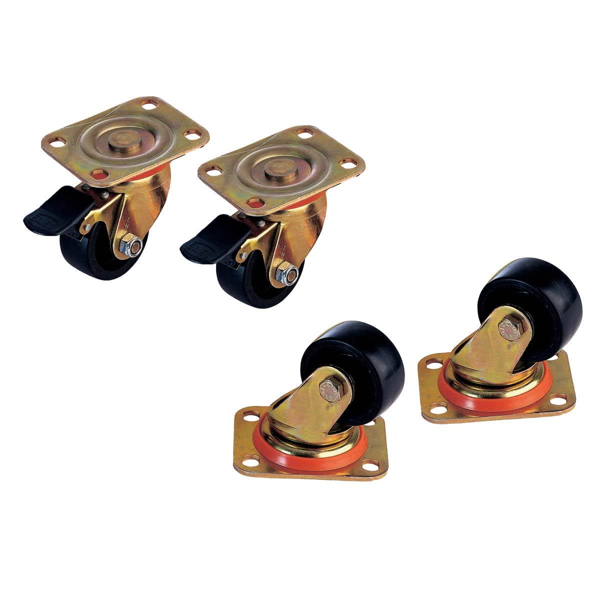 Uniformatic - 4 ROULETTES POUR BAIES ECO