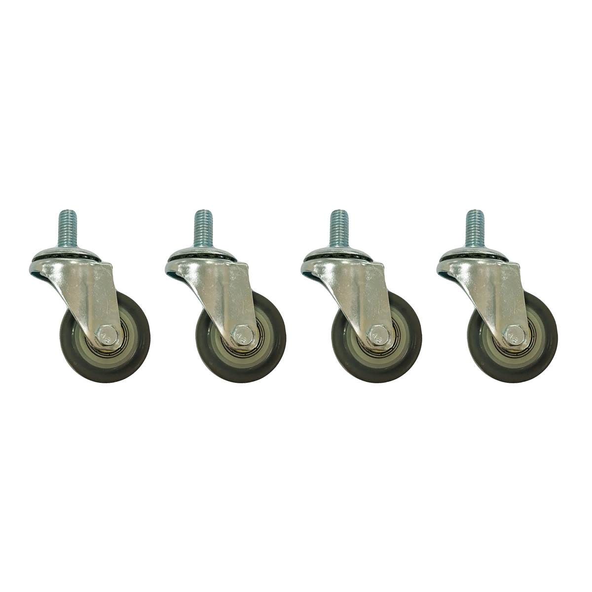 Uniformatic - LOT DE 4 ROULETTES UNIQUEMENT POUR COFFRETS 18U ET 22U