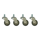 Uniformatic - LOT DE 4 ROULETTES UNIQUEMENT POUR COFFRETS 18U ET 22U