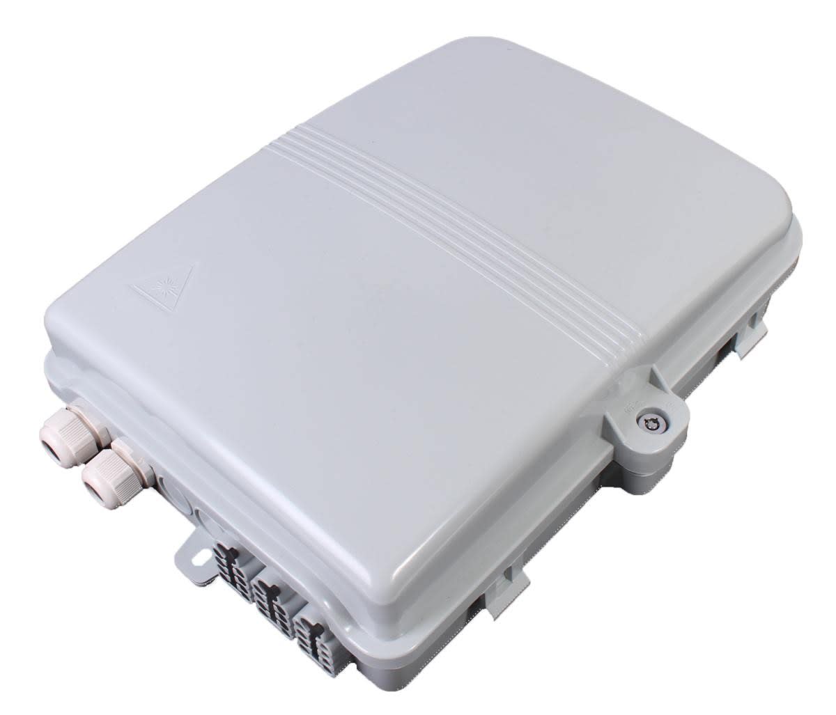 Uniformatic - BOITIER DE RACCORDEMENT OPTIQUE INT/EXT IP 65 A SERRURE (PRI) 12 FO