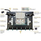 Uniformatic - TIROIR OPTIQUE COMPLET : 12 TRAVERSEES SC DUPLEX MULTIMODE OM3 +K7+ PIGTAILS