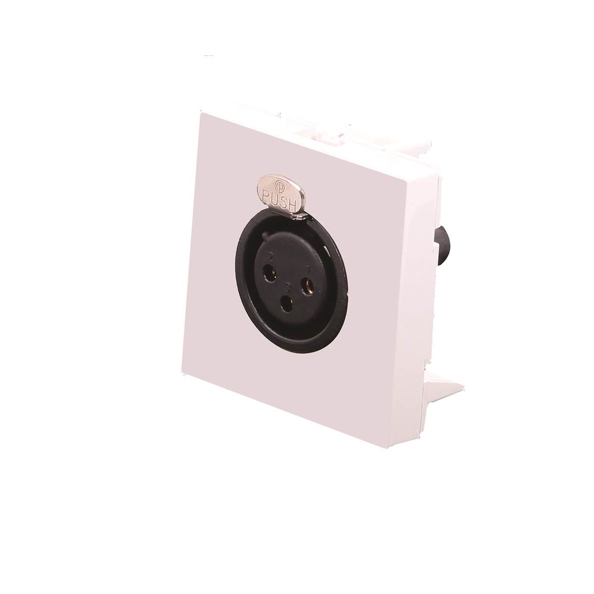 Uniformatic - PLASTRON 45x45 XLR FEMELLE BORNIER ARRIERE