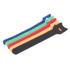 Uniformatic - ATTACHE CABLE VELCRO MULTICOLOR L=240mm SACHET DE 5