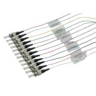 Uniformatic - LOT DE 12 PIGTAIL COULEUR ST MULTIMODE OM1 2 METRES