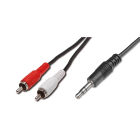 Uniformatic - CORDON AUDIO 1 MINI JACK 3.5 VERS 2xRCA 10 METRES
