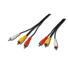 Uniformatic - CORDON AUDIO VIDEO 3XRCA MALES VERS 3XRCA MALES EN 20 METRES