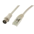 Uniformatic - CORDON BALUN RJ45 VERS TV 9.52MM 5 METRES
