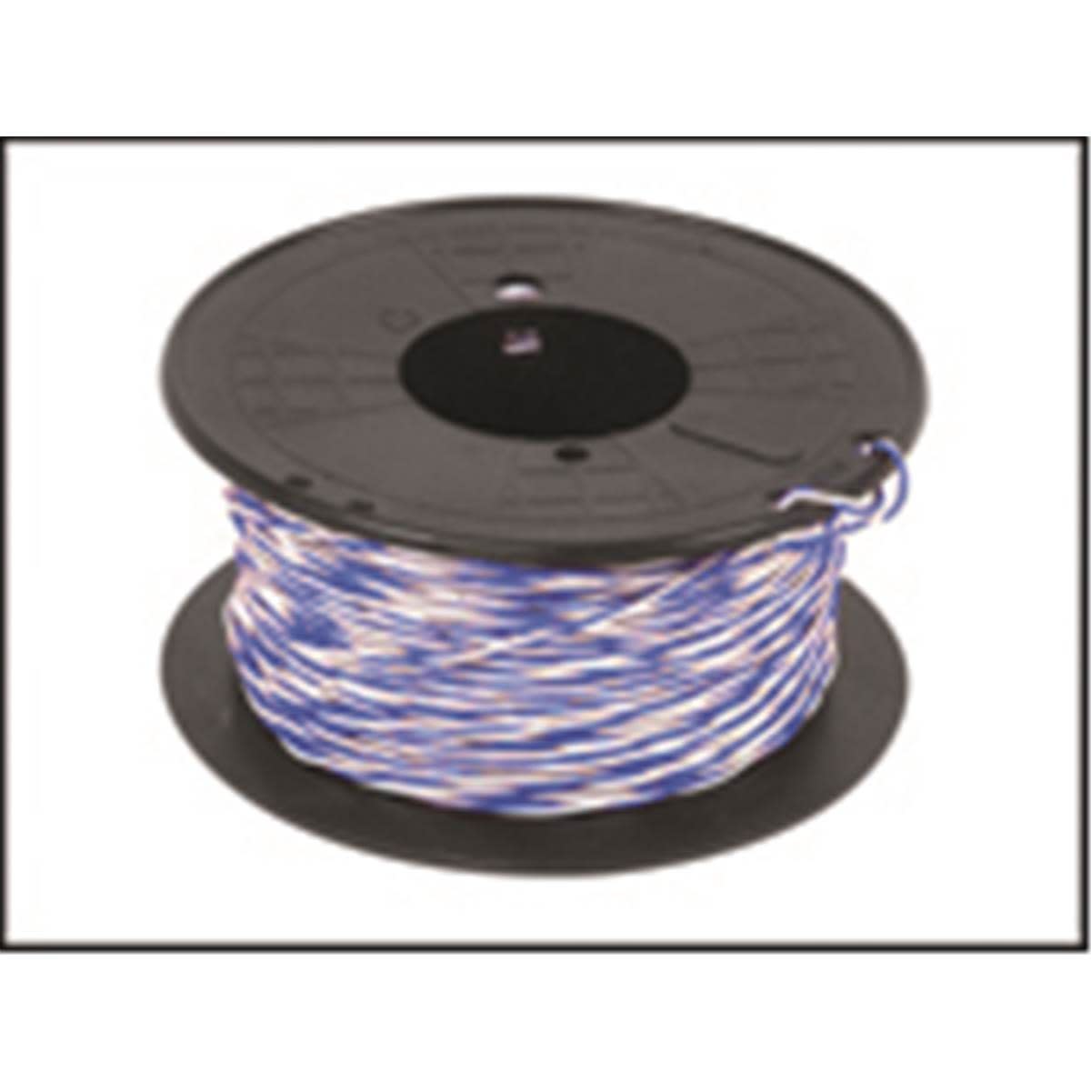 Uniformatic - JARRETIERE TELEPHONIQUE 5/10 BLANC-VERT BOBINNE 100 METRES