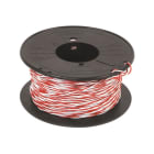 Uniformatic - JARRETIERE TELEPHONIQUE 5/10 BLANC-ROUGE BOBINNE 100 METRES