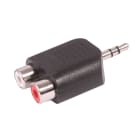 Uniformatic - ADAPTATEUR 1 JACK 3,5 MALE -> 2 RCA FEMELLE