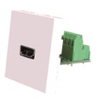 Uniformatic - PLASTRON 45x45 HDMI FEMELLE BORNIER ARRIERE