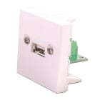 Uniformatic - PLASTRON 45x45 USB A FEMELLE BORNIER ARRIERE