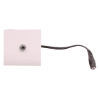 Uniformatic - PLASTRON 45x45 JACK FEMELLE AVEC RALLONGE FEMELLE 0,2 M