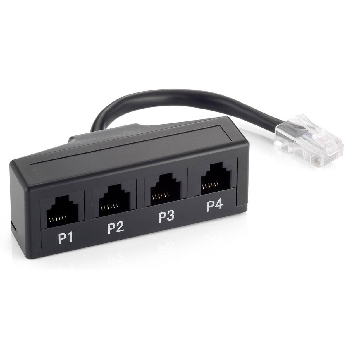 Uniformatic - QUADRUPLEUR RJ45 > 4 x RJ45 FULL PIN 1/2/3/4/5/6/7/8