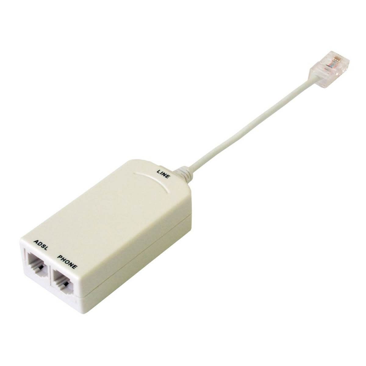 Uniformatic - FILTRE ADSL RJ11 MALE VERS 2xRJ11 FEMELLE