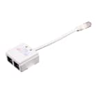 Uniformatic - DOUBLEUR TELEPHONIQUE RJ45 TYPE B :1236-->1236-4578-->1236