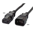 Uniformatic - RALLONGE D'ALIMENTATION C13-C14 NOIRE 1.8 METRE