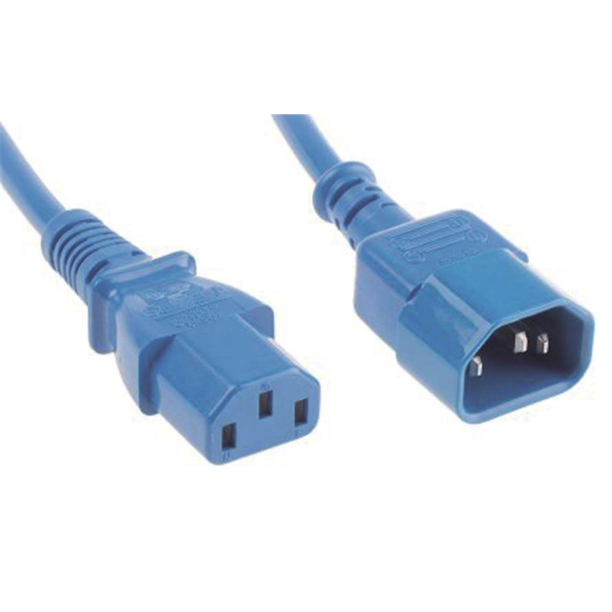 Uniformatic - RALLONGE D'ALIMENTATION C13-C14 BLEU 1.5 METRES