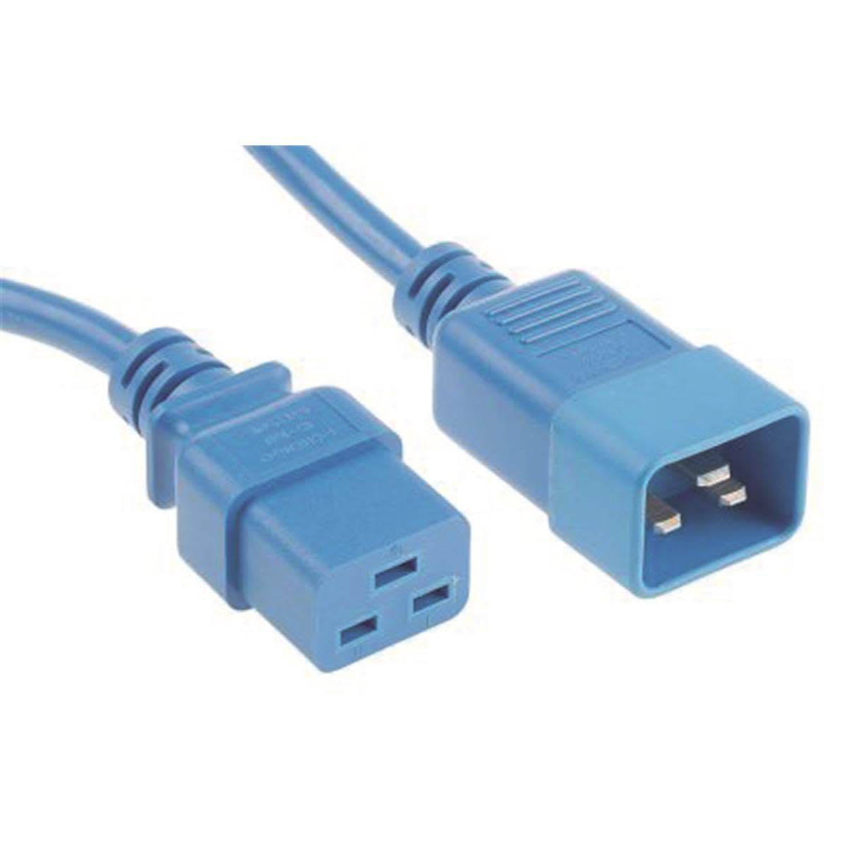 Uniformatic - RALLONGE D'ALIMENTATION C19-C20 BLEU 1 METRE