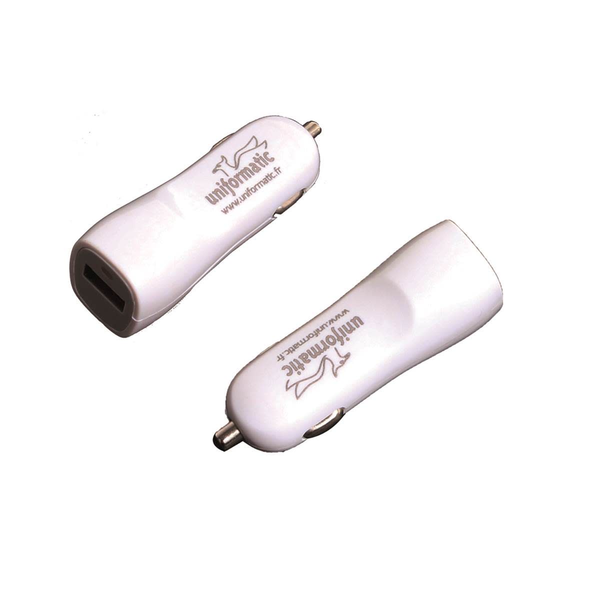 Uniformatic - CHARGEUR ALLUME CIGARE SIMPLE USB POUR APPAREIL MOBILE