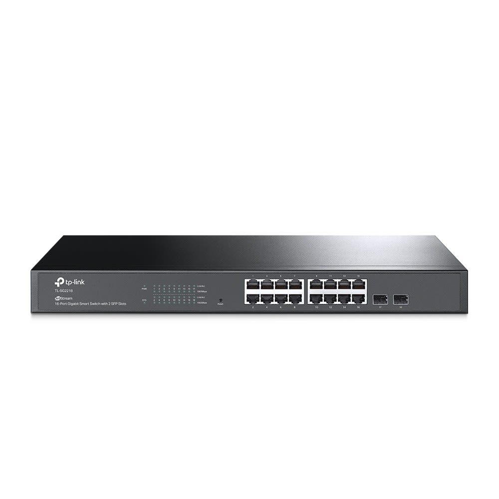Uniformatic - SWITCH ETHERNET RACKABLE 16 PORTS GIGABIT +2 SFP TP-LINK TL-SG2218