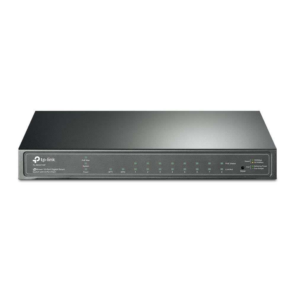 Uniformatic - SWITCH ETHERNET POE 8 PORTS GIGABIT 55W TP-LINK TL-SG2210P
