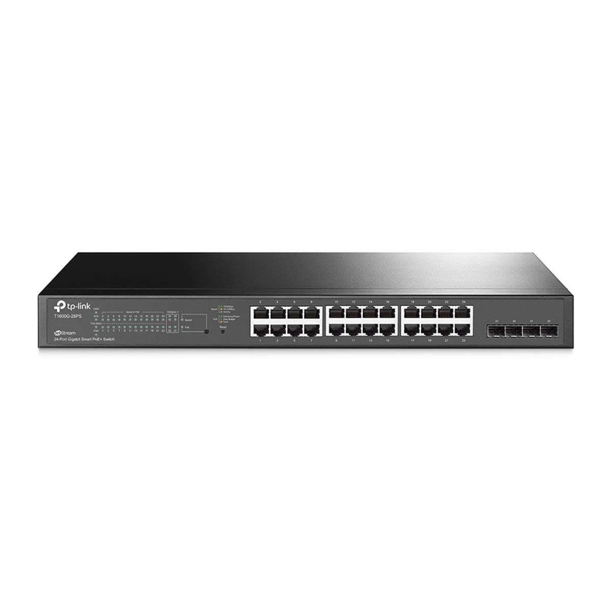 Uniformatic - SWITCH ETHERNET POE+ 24 PORTS GIGABIT +4SFP 192W MANAGEABLE L2 TL-SG2428P