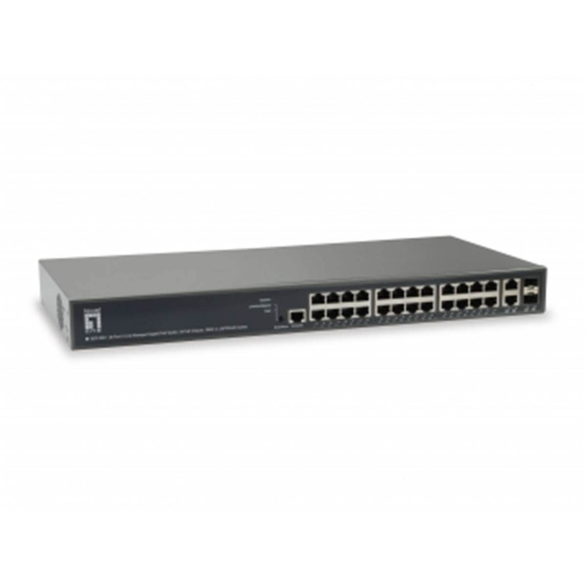 Uniformatic - SWITCH POE MANAGEABLE L3 24 PORTS GIGABIT +2 SFP COMBO 185W