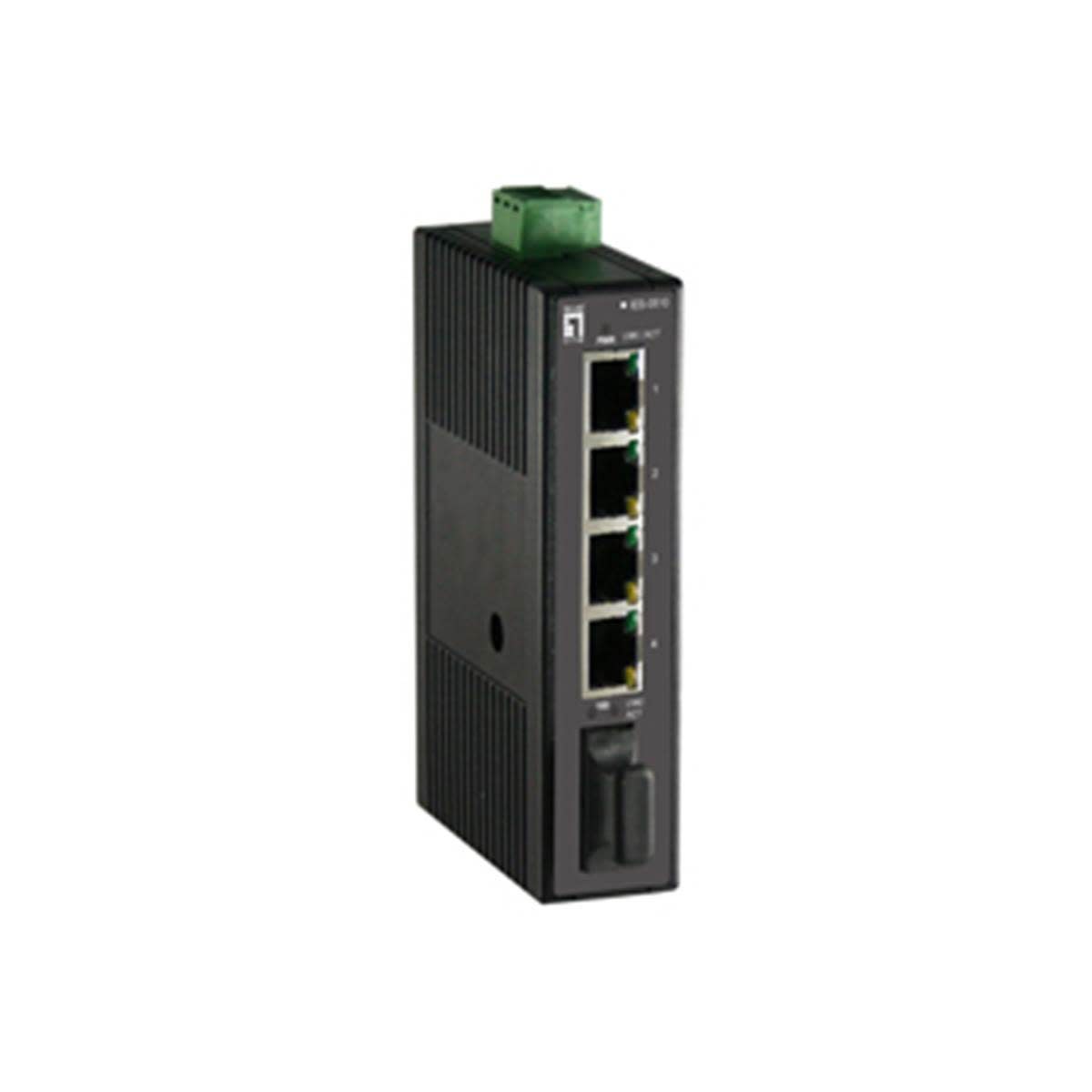 Uniformatic - SWITCH INDUSTRIEL 5 PORTS 10/100 + 1 PORT FIBRE SC DUPLEX RAIL DIN