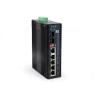 Uniformatic - SWITCH INDUSTRIEL POE 4 PORTS GIGABIT 126W +1 SFP+1 COMBO RJ/SFP RAIL