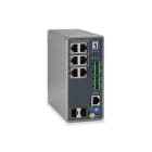 Uniformatic - SWITCH INDUSTRIEL POE MANAG. L3 4 PORTS GIGA 120W+2xRJ+2 SFP RAIL DIN