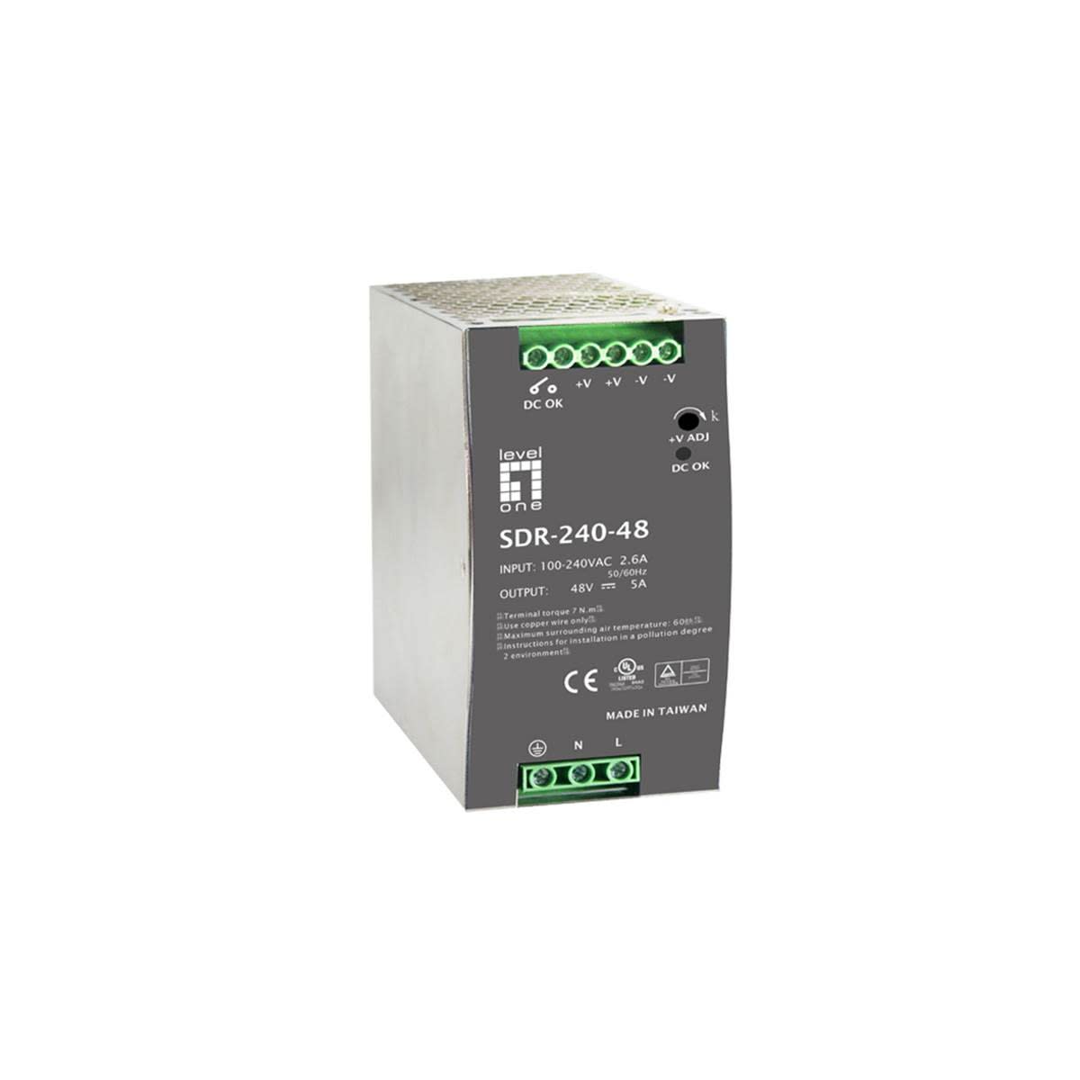 Uniformatic - ALIMENTATION INDUSTRIELLE RAIL DIN 240W - 48V