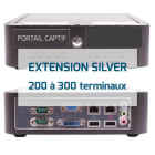 Uniformatic - EXTENSION DE 200 A 300 TERMINAUX POUR PORTAIL CAPTIF SILVER
