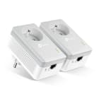 Uniformatic - KIT 2xCPL ETHERNET 600 MBPS AVEC PRISE INTEGREE TL-PA4015P KIT