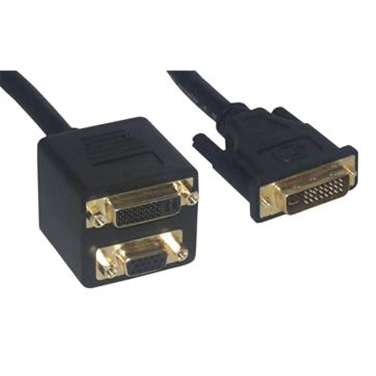 Uniformatic - CORDON ECLATEUR ECRAN DVI-I VERS 1x DVI-I & 1x VGA