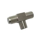 Uniformatic - ADAPTATEUR COAX SATELLITE TYPE F EN T FEMELLE-FEMELLE-FEM