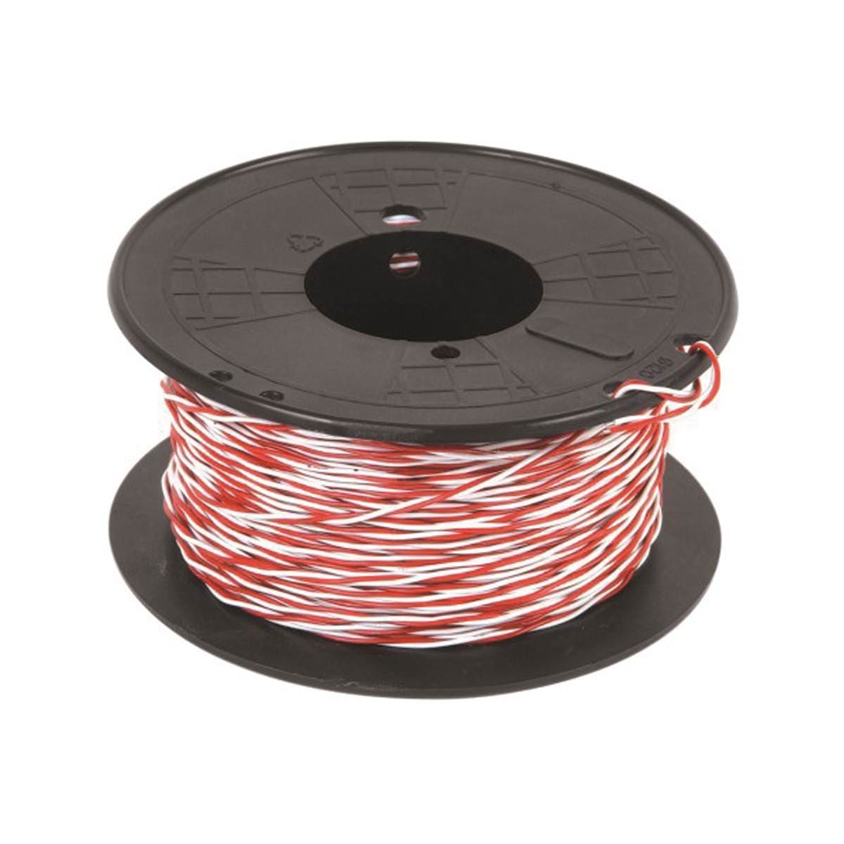 Uniformatic - JARRETIERE TELEPHONIQUE 5/10 BLANC-ROUGE BOBINNE 100 METRES