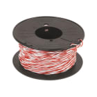 Uniformatic - JARRETIERE TELEPHONIQUE 5/10 BLANC-ROUGE BOBINNE 100 METRES