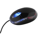 Uniformatic - SOURIS OPTIQUE LUMINEUSE FILAIRE 2 BOUTONS + MOLETTE USB