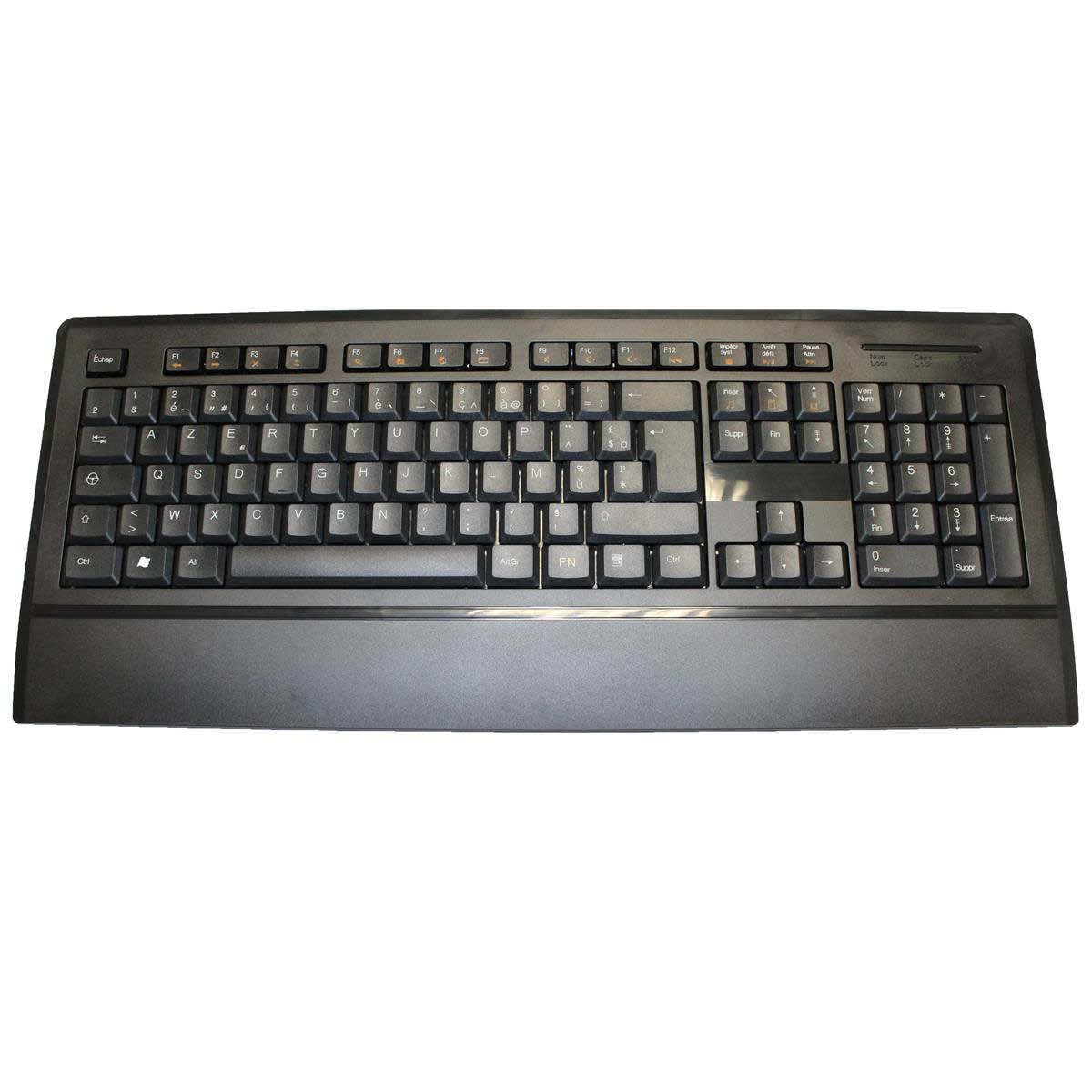 Uniformatic - CLAVIER COMBO STANDARD NOIR REPOSE-POIGNETS