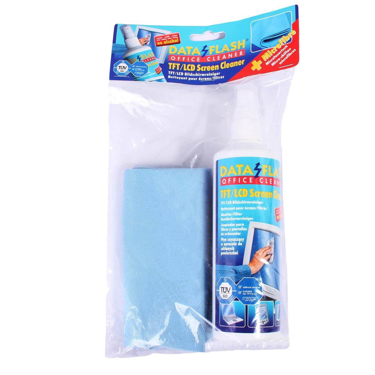 Uniformatic - SPRAY NETTOYANT POUR ECRAN PLAT 250ML + CHIFFON MICROFIBRE