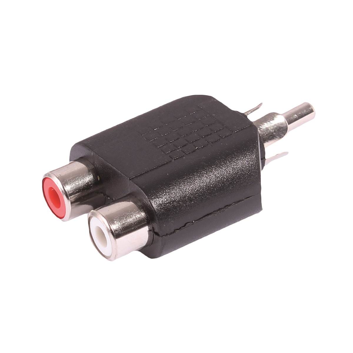 Uniformatic - ADAPTATEUR RCA MALE VERS 2 RCA FEMELLE