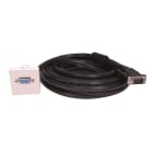 Uniformatic - PLASTRON VGA 45x45 FEMELLE AVEC CORDON MÂLE 15 METRES