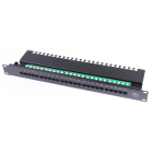 Uniformatic - PANNEAU DE BRASSAGE TELEPHONIQUE 1U 25 PORTS CAT 3 NOIR