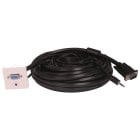 Uniformatic - PLASTRON 45x45 VGA+JACK FEMELLE AVEC CABLE MALE 5 M