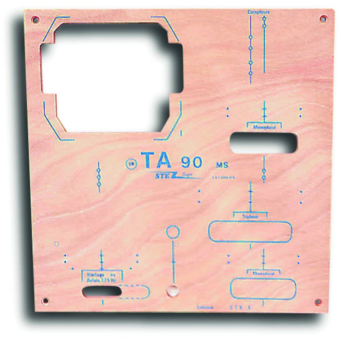 Seifel - Tableau bois sans équipement avec perçage H440 - L440 mm