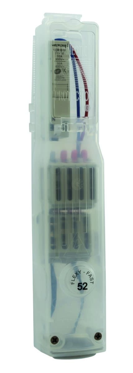 Seifel - Boîtier classe 2 FLEXYFAST 52 + 1CC 10x38 Ph+Ph bornier 2x4x16mm²